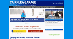 Desktop Screenshot of cairnleagarage.com